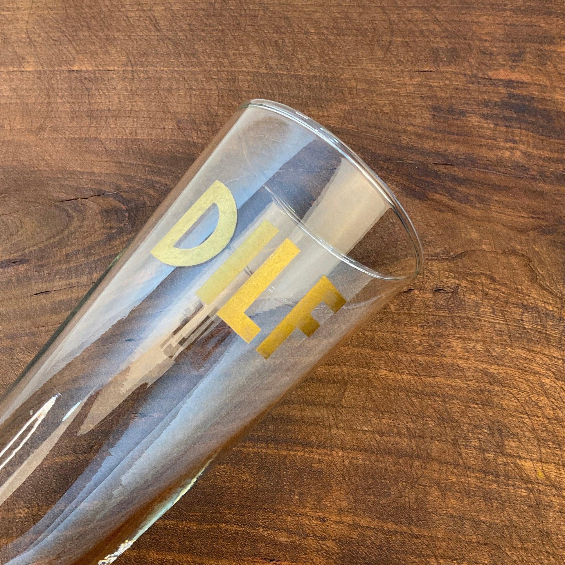 DILF Stemmed Pilsner Glass - Offensively Domestic