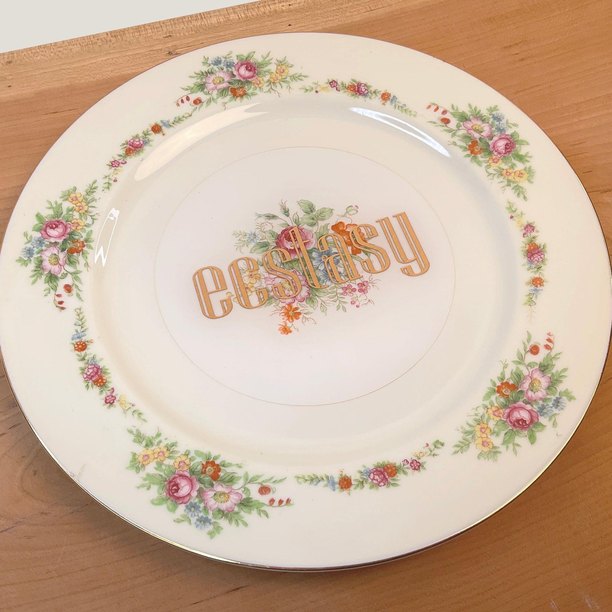 Ecstasy Dinner Plate - Offensively Domestic