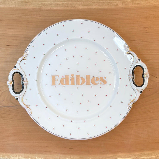 Edibles Round Serving Platter - Offensively Domestic