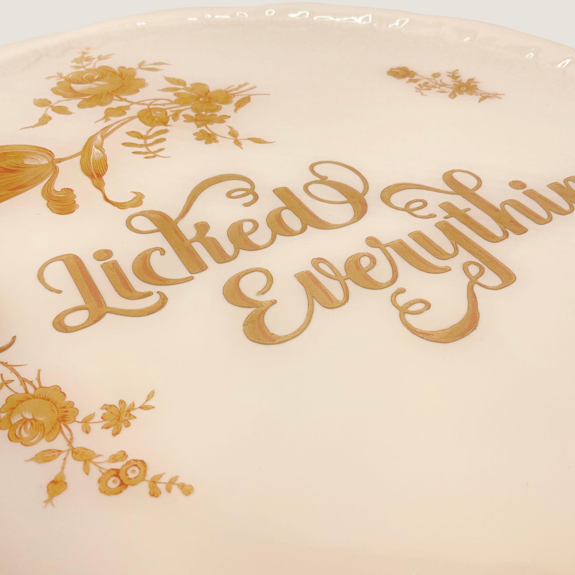 I Licked Everything Cake Stand - Offensively Domestic