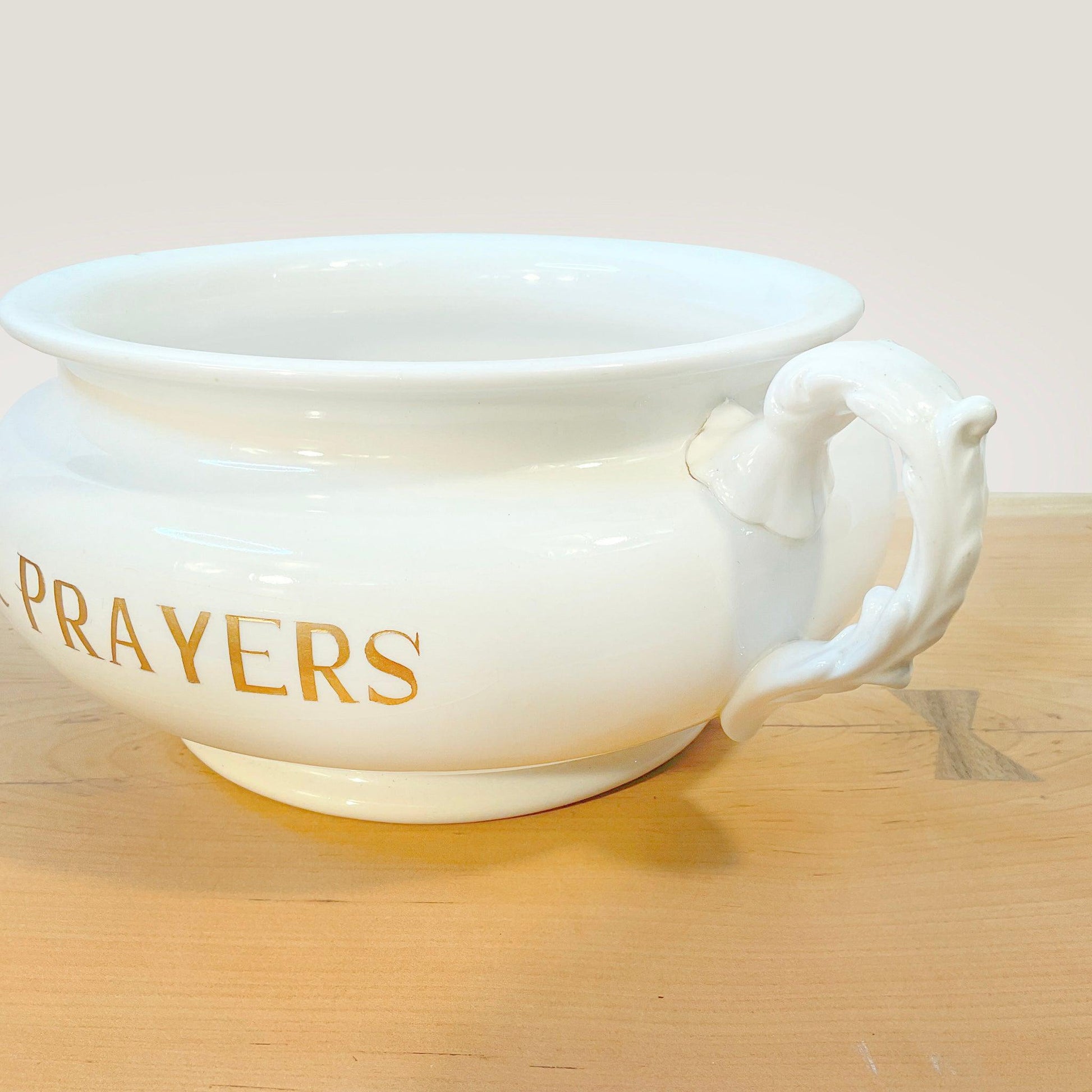 Thoughts & Prayers Chamber Pot - Offensively Domestic