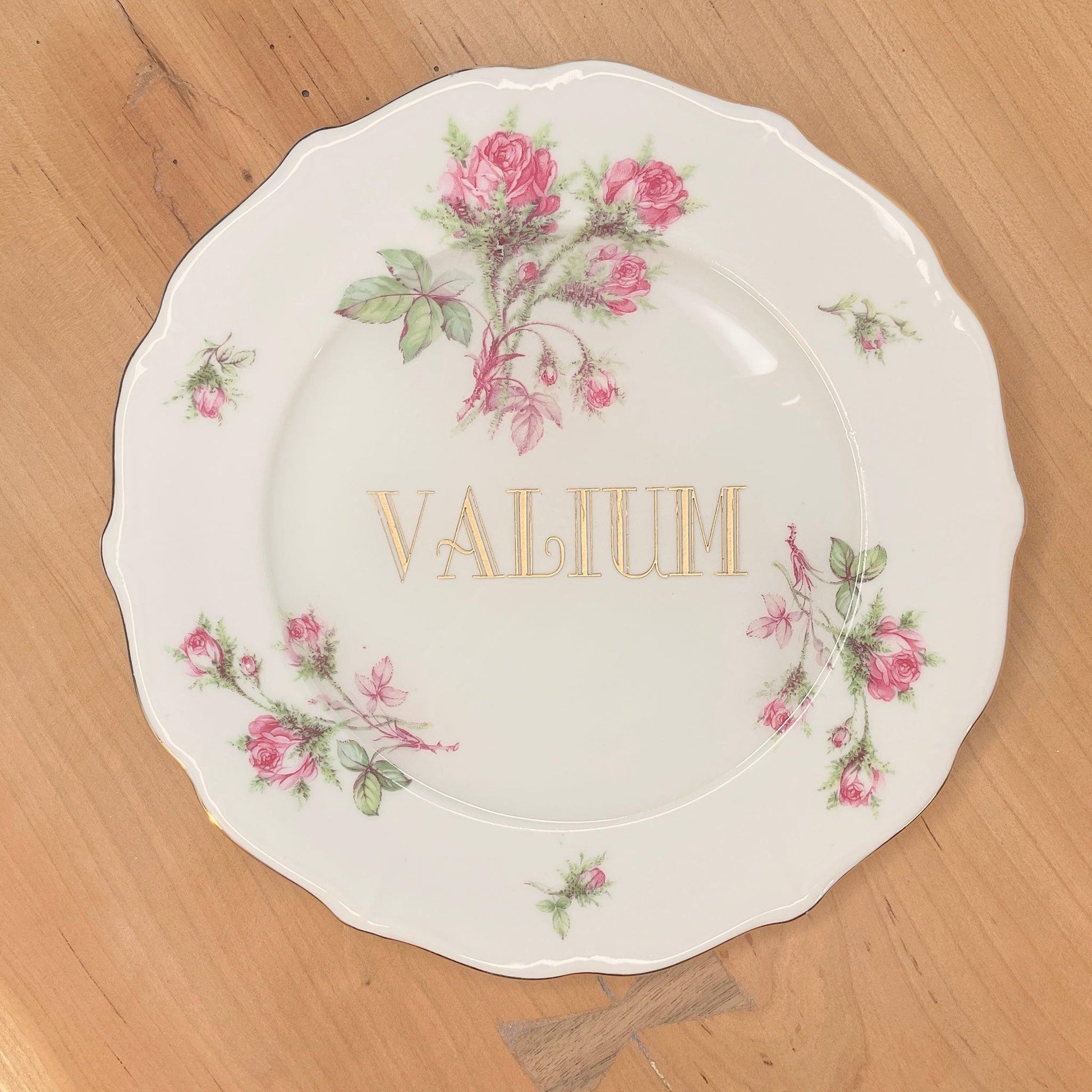 Valium Dessert Plate - Offensively Domestic
