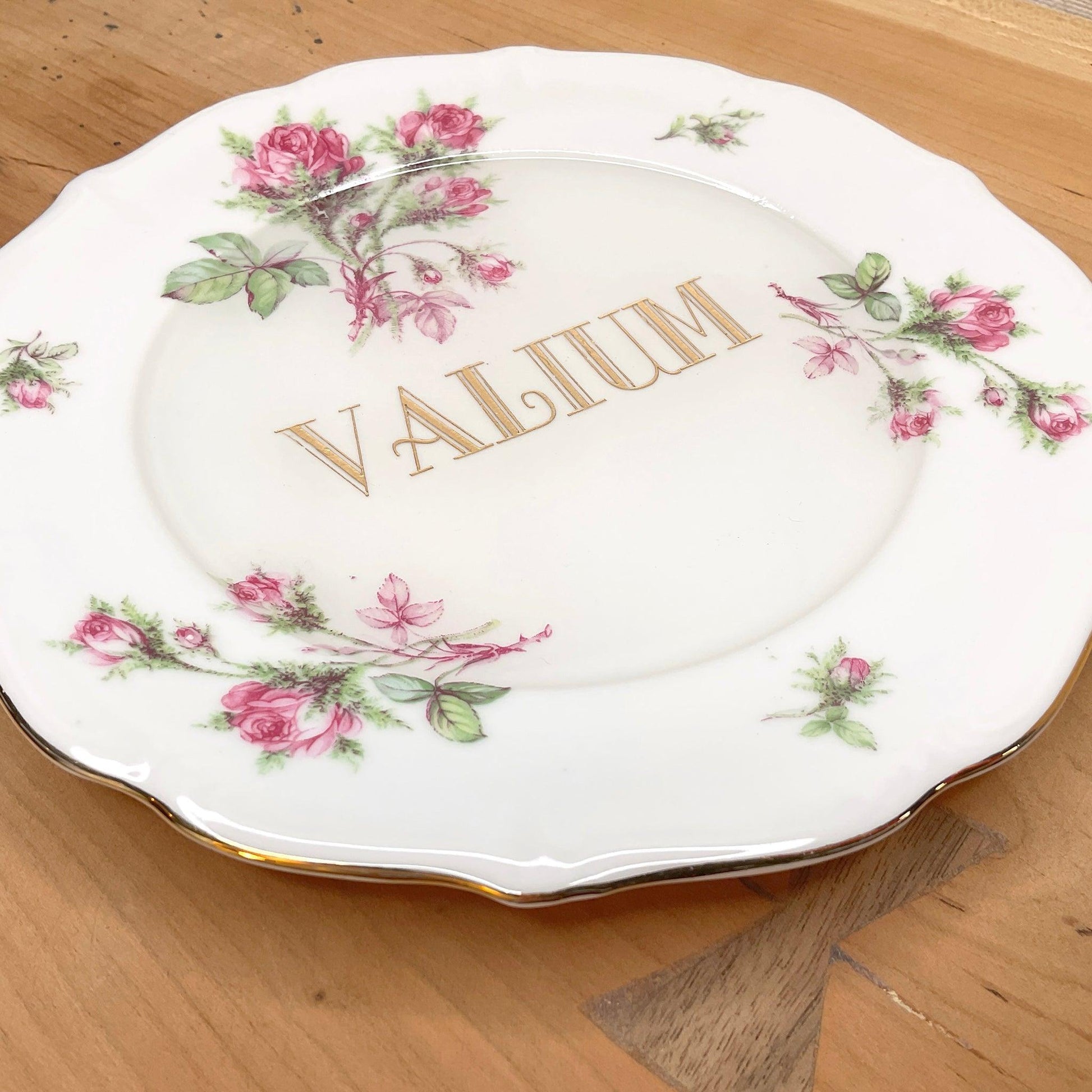 Valium Dessert Plate - Offensively Domestic