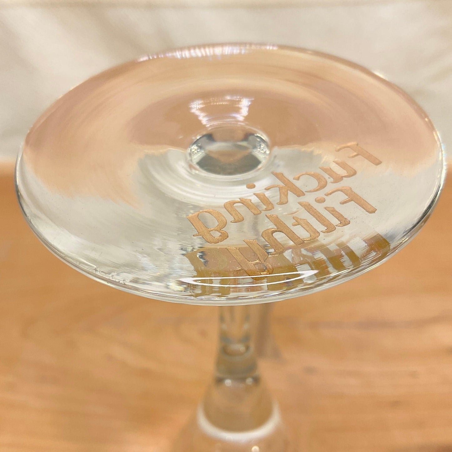 You Are What You Drink Martini Glasses - Offensively Domestic